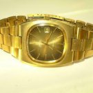 70s Omega Geneve Gold Plated 166.0191 Cal. 1012 23J Automatic Day Date Watch