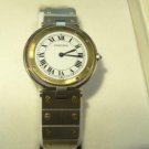 CARTIER Santos Ronde 32mm 2-Tone 18K/SS Quartz Watch with Cartier Box