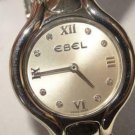 EBEL St. Steel Beluga Mini Watch Model E9976411 with Silver Diamond Dial