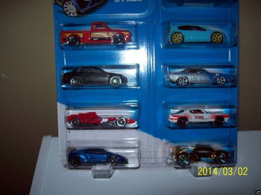 2013 Hot Wheels 9 Pack by Mattel 1.64 Cars and Trucks