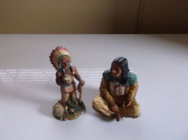 Set of Indian Chief Statues