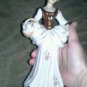 Vintage Glass Lady Victorian Statue