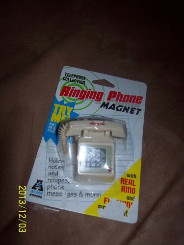Telephone Collection Ringing Miniature Phone Magnet that really rings