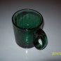 Beautiful Vintage Depressed Forest Green Cup/Mug 4 in Tall