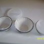 3 6 oz Anchor Hocking Ovenware Set With Lids  New