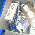Box of vintage tools and items