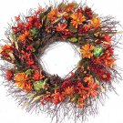 Fall Colorburst Artichoke & Twig All Weather Wreath