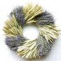 Lavender & Club Wheat Wreath