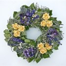 Purple Sunshine Lavender & Rose Wreath