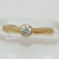 14K Solid Gold & Adjustable Ladies or Child's Ring NEW