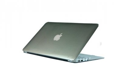 Ultra Slim Crystal Clear Hard Case for MacBook Air 11.6" (Gray) & Free Keyboard Cover(Random)-282B