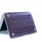 Ultra Slim Crystal Clear Hard Case for MacBook Air 11.6" (Purple) & Free Keyboard Cover(Random)-282G