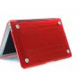 Ultra Slim Crystal Clear Hard Case for MacBook Air 11.6" (Red) & Free Keyboard Cover(Random)-282J