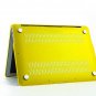 Ultra Slim Anti Glare Hard Case for MacBook Air 13.3" (Yellow) & Free Keyboard Cover(Random)-288G