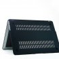 Ultra Slim Anti Glare Hard Case for MacBook Air 13.3" (Black) & Free Keyboard Cover(Random)-288I