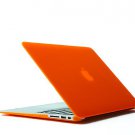 Ultra Slim Anti Glare Hard Case for MacBook Air 13.3" (Orange) & Free Keyboard Cover(Random)-288J