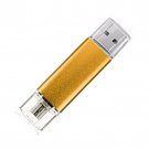USB Flash Drive Memory Stick‎ 8GB -Golden