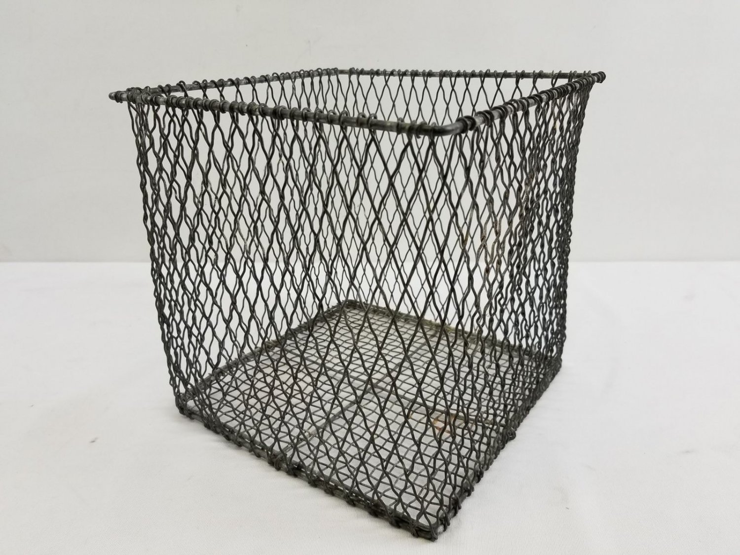Metal Wire Lab Basket 9" x 9" x 9"