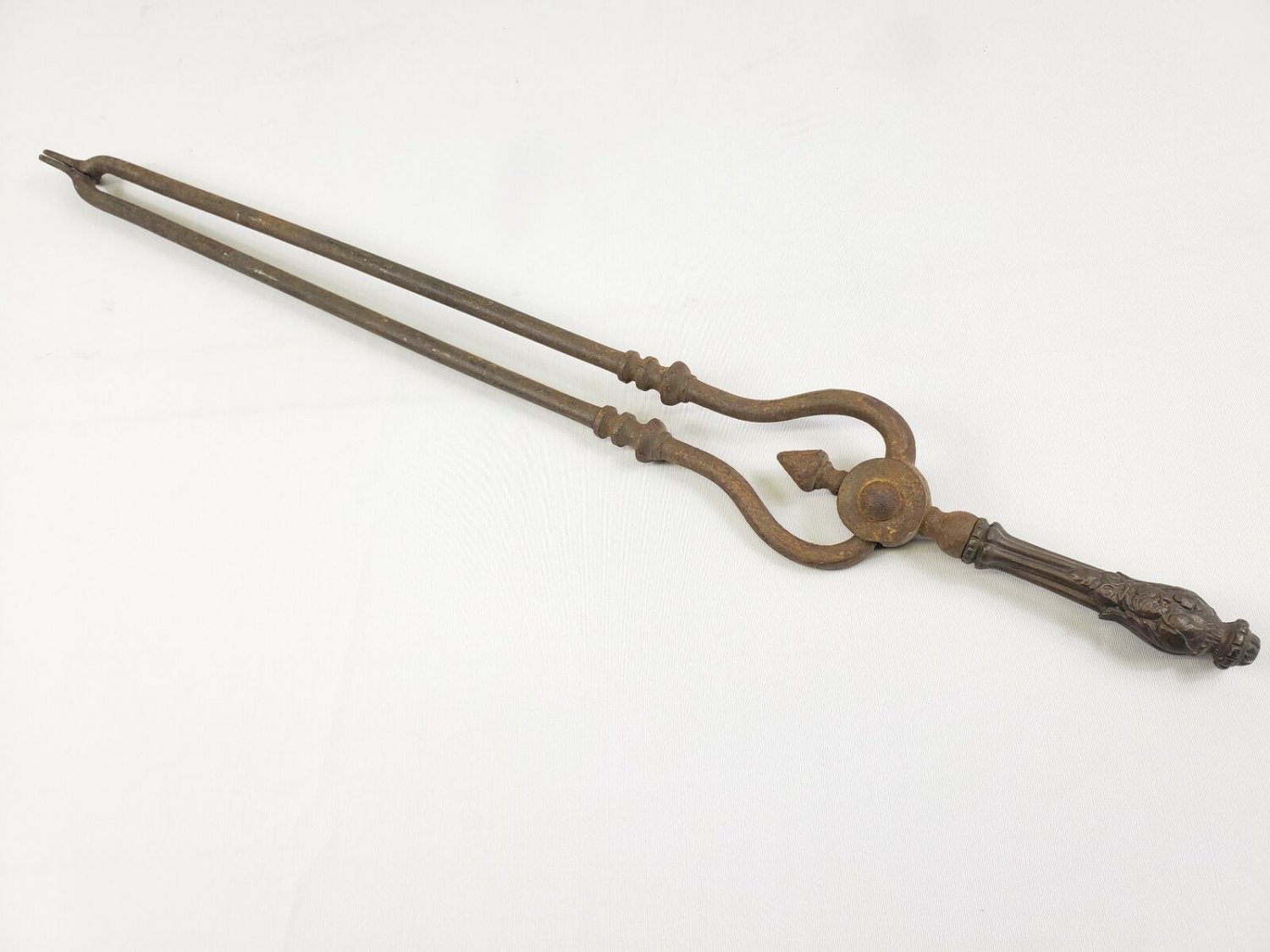 Antique Fireplace Tongs