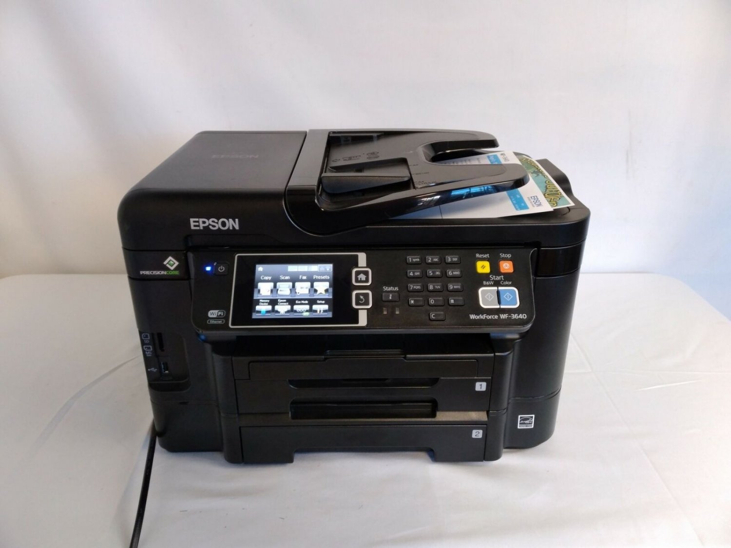 Epson Wf 3640 Workforce All In One Printer 9937