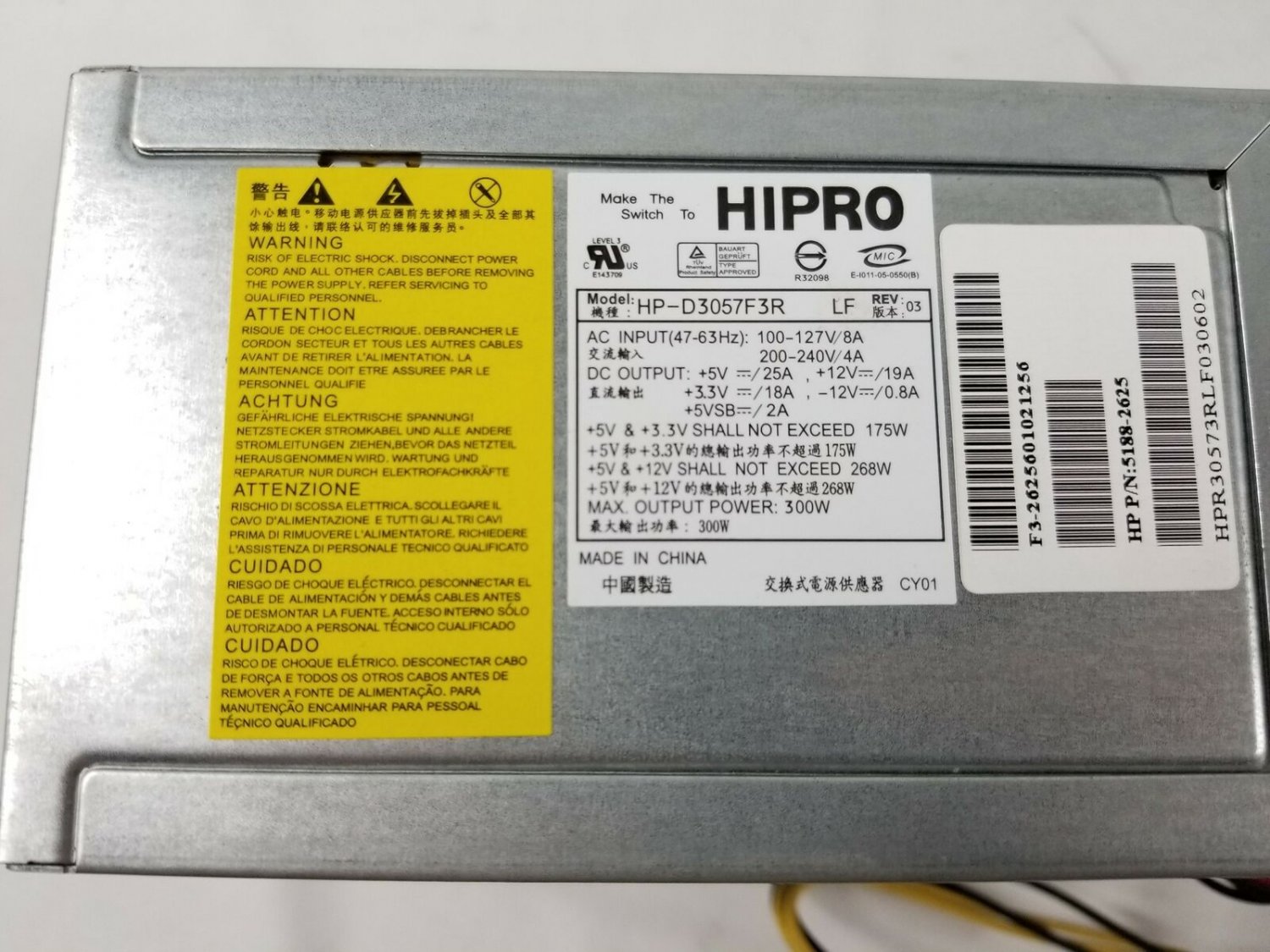 Hipro HPD3057F3R Power Supply