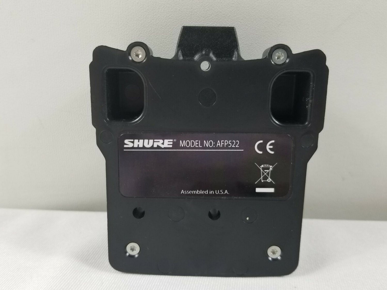 Shure AFP522 Anton Bauer Camera Mount
