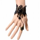 European style heart jewel vintage  lace bracelet luxury slave ring