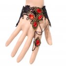 European fashion lace bracelet , antique bronze chain bracelet , dress up party vintage bracelets