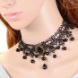 Handmade fashion jewel collar choker ,pretty water drop charm necklace