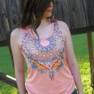 Aztec Print Tank Medium