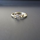 18k Yellow Gold Plated Love Ring