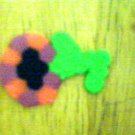Perler bead flower