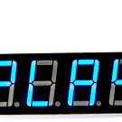 LED Display 7 Segment 4 Digit Hi Blue Common Cathode - great for Arduino