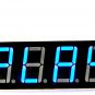 LED Display 7 Segment 4 Digit Hi Blue Common Cathode - great for Arduino