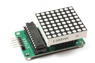 LED Matrix 8 x 8 Red Common Cathode with SPI Interface MAX7219CNG