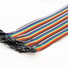 Ribbon Cable 40 jumper wires splittable great for Arduino Male - Male M-M 8 inch