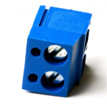 Screw Terminal Block 2 Positions 5mm - DG301 (4 pack)