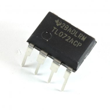 TL072 Texas Instruments Dual Low-Noise JFET-Input Opamp (10 Pack)