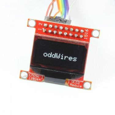 0.96" OLED Display White with Multiple Interfaces (I2C & SPI)