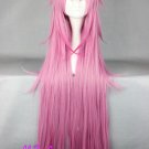Free Shipping Cheap 110cm Long K Light Pink Cosplay Anime wig W13016