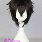 32cm Short karneval-GAREKI Black Cosplay Costume Wig W13039-2