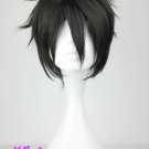 32cm Short Sword Art Online -kiritani Black Cosplay Costume Wig W13039-3