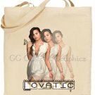 Custom Lovatic - Demi Lovato Tote Bag 15x15 in