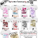 Custom One Direction 1D Niall,Liam,Harry,Zayn &Louis 1D T-shirt Unisex - Small,Medium Or Large
