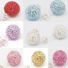 The Ball Crystal Earring In Many Colors