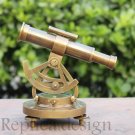 Royal Heavy Brass Survey Alidade Telescope W Base Compass Marine Replica Gift