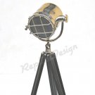 Vintage Searchlight Industrial telescopic Tripod Spotlight Focus Floor Lamp Gift