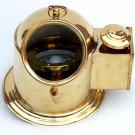 NAUTICAL BINNACLE Gimbaled compass oil Lamp german Boat Helmet Compasses Decor