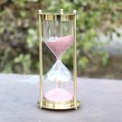 Vintage Solid Brass Sandtimer timer Hourglass Collectibles Gift Office decor