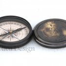 Royal Nautical Solid Brass Statue Liberty Marine Pocket Compass Replica Gift